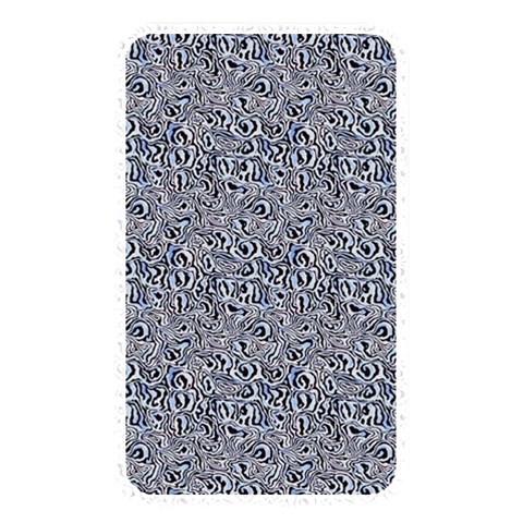 Blue Black Snake Pattern Memory Card Reader (Rectangular) from ArtsNow.com Front