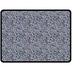 Blue Black Snake Pattern 80  x 56  Fleece Blanket (Large)
