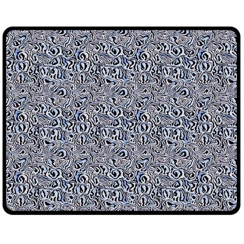 Blue Black Snake Pattern 60  x 50  Fleece Blanket (Medium) from ArtsNow.com 60 x50  Blanket Front