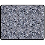 Blue Black Snake Pattern 60  x 50  Fleece Blanket (Medium)