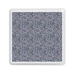 Blue Black Snake Pattern Memory Card Reader (Square)