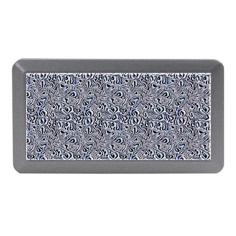 Blue Black Snake Pattern Memory Card Reader (Mini) from ArtsNow.com Front