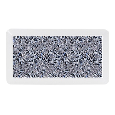 Blue Black Snake Pattern Memory Card Reader (Mini) from ArtsNow.com Front