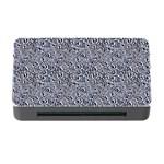 Blue Black Snake Pattern Memory Card Reader with CF