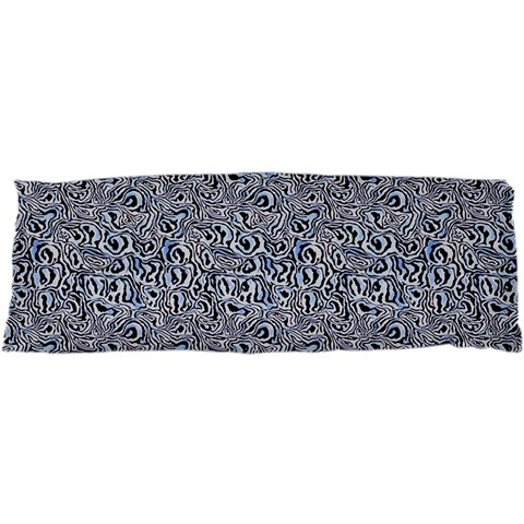 Blue Black Snake Pattern 47 x17  Body Pillow Case Dakimakura (Two Sides) from ArtsNow.com Front