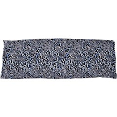 Blue Black Snake Pattern 47 x17  Body Pillow Case Dakimakura (Two Sides) from ArtsNow.com Back