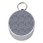 Blue Black Snake Pattern Mini Silver Compasses