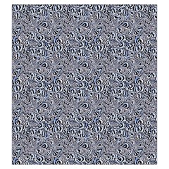Blue Black Snake Pattern Drawstring Pouch (Large) from ArtsNow.com Back