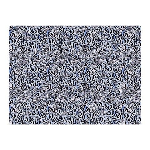 Blue Black Snake Pattern 35  x 27  Two Sides Premium Plush Fleece Blanket (Mini) from ArtsNow.com 35 x27  Blanket Front