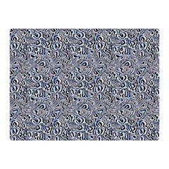 Blue Black Snake Pattern 35  x 27  Two Sides Premium Plush Fleece Blanket (Mini) from ArtsNow.com 35 x27  Blanket Back