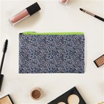 Blue Black Snake Pattern Cosmetic Bag (XS)