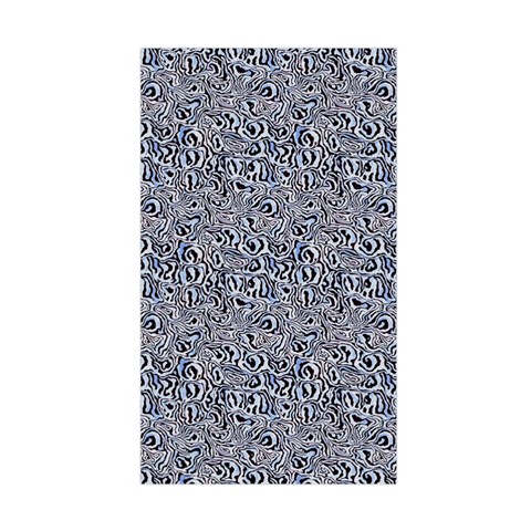 Blue Black Snake Pattern Duvet Cover Double Side (Single Size) from ArtsNow.com Front
