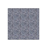 Blue Black Snake Pattern 22  x 22  Satin Bandana Scarf