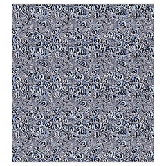 Blue Black Snake Pattern Drawstring Pouch (2XL) from ArtsNow.com Back
