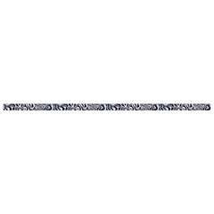 Blue Black Snake Pattern Midi Sleeveless Dress from ArtsNow.com Hem