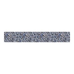 Blue Black Snake Pattern Midi Wrap Pencil Skirt from ArtsNow.com Waistband