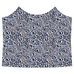 Blue Black Snake Pattern Spaghetti Top Long Pants Satin Pajamas Set from ArtsNow.com Front