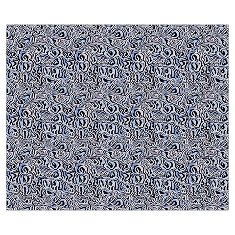 Blue Black Snake Pattern Zipper Medium Tote Bag from ArtsNow.com Front
