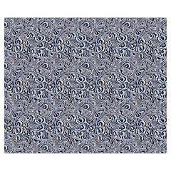 Blue Black Snake Pattern Zipper Medium Tote Bag from ArtsNow.com Front