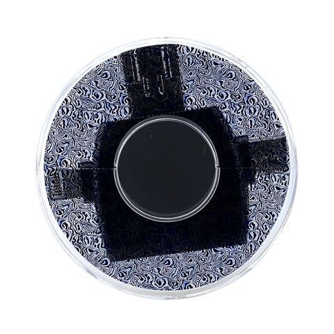 Blue Black Snake Pattern On Front