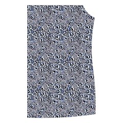 Blue Black Snake Pattern Women s Button Up Vest from ArtsNow.com Front Left