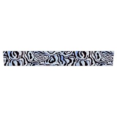 Blue Black Snake Pattern Everyday Shoulder Bag with Pouch Bag from ArtsNow.com Back Inside