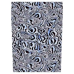 Blue Black Snake Pattern Everyday Shoulder Bag with Pouch Bag from ArtsNow.com Left Pocket