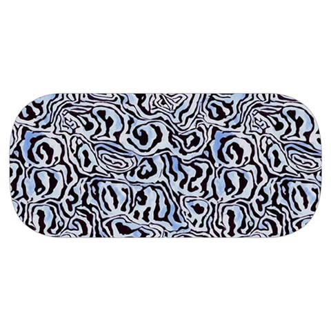 Blue Black Snake Pattern Everyday Shoulder Bag with Pouch Bag from ArtsNow.com Bottom