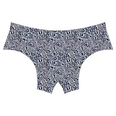 Blue Black Snake Pattern Men s Swim Brief from ArtsNow.com Front