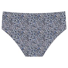 Blue Black Snake Pattern Men s Swim Brief from ArtsNow.com Back