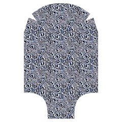 Blue Black Snake Pattern Luggage Cover (Small) from ArtsNow.com Back