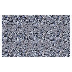 Blue Black Snake Pattern Kids  Hooded Rain Ponchos from ArtsNow.com Pocket Cover