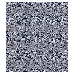 Blue Black Snake Pattern Kids  Hooded Rain Ponchos from ArtsNow.com Pocket
