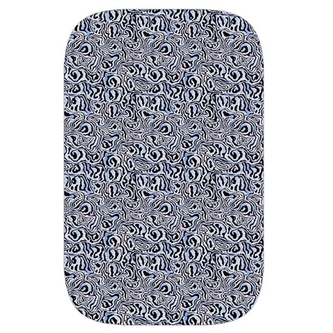 Blue Black Snake Pattern Waist Pouch (Small) from ArtsNow.com Front