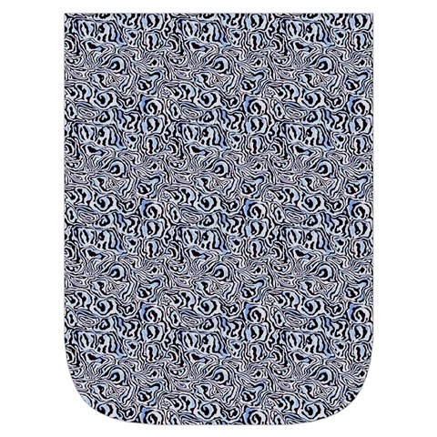 Blue Black Snake Pattern Waist Pouch (Small) from ArtsNow.com Front Pocket