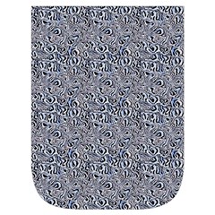 Blue Black Snake Pattern Waist Pouch (Small) from ArtsNow.com Front Pocket