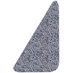 Blue Black Snake Pattern Belt Pouch Bag (Small) from ArtsNow.com Front Left