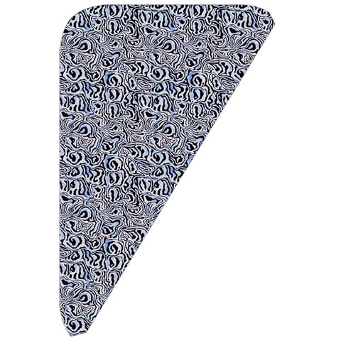 Blue Black Snake Pattern Belt Pouch Bag (Large) from ArtsNow.com Front Right