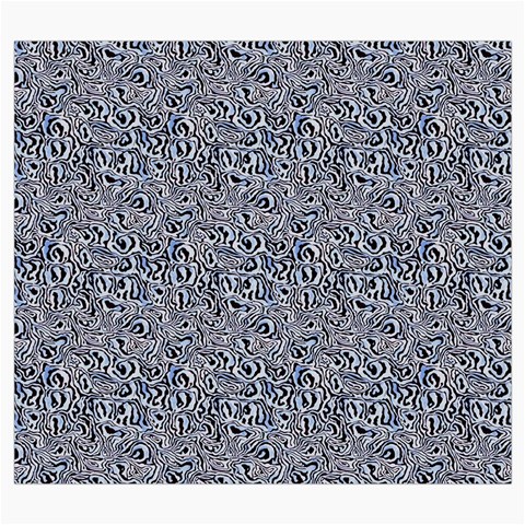 Blue Black Snake Pattern Roll Up Canvas Pencil Holder (S) from ArtsNow.com Front