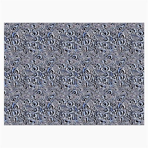 Blue Black Snake Pattern Roll Up Canvas Pencil Holder (L) from ArtsNow.com Front