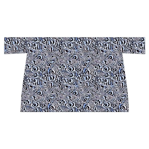 Blue Black Snake Pattern Wristlet Pouch Bag (Small) from ArtsNow.com Back