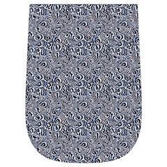 Blue Black Snake Pattern Wristlet Pouch Bag (Small) from ArtsNow.com Left Side