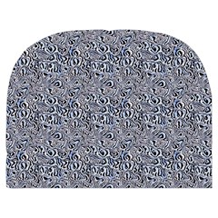 Blue Black Snake Pattern Make Up Case (Medium) from ArtsNow.com Back