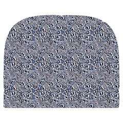 Blue Black Snake Pattern Make Up Case (Large) from ArtsNow.com Back
