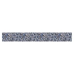 Blue Black Snake Pattern Make Up Case (Large) from ArtsNow.com Zipper Front