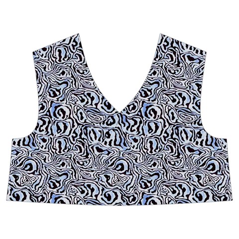 Blue Black Snake Pattern Kids  Midi Sailor Dress from ArtsNow.com Front Top