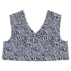 Blue Black Snake Pattern Kids  Midi Sailor Dress from ArtsNow.com Front Top