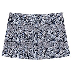 Blue Black Snake Pattern Kids  Midi Sailor Dress from ArtsNow.com Front Skirt