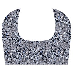 Blue Black Snake Pattern Kids  Midi Sailor Dress from ArtsNow.com Collar