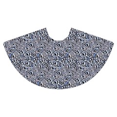 Blue Black Snake Pattern Women s Crop Top Pleated Skater Rave Skirt from ArtsNow.com Skirt Back